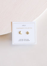 Load image into Gallery viewer, Sun &amp; Moon Earrings
