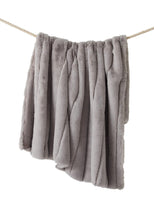 Load image into Gallery viewer, Posh Faux Fur Throw l Dove
