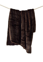 Load image into Gallery viewer, Faux Fur Throw | Sable
