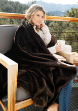 Load image into Gallery viewer, Faux Fur Throw | Sable
