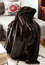 Load image into Gallery viewer, Faux Fur Throw | Sable
