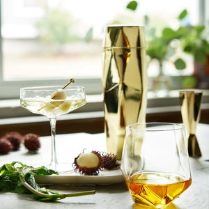 Faceted Martini Coupe