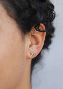 Mini Energy Gem Earrings | Turquoise