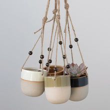 Load image into Gallery viewer, Hanging Planter With Beads
