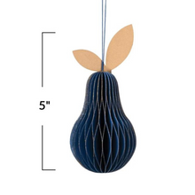 Load image into Gallery viewer, Pear Paper Ornament
