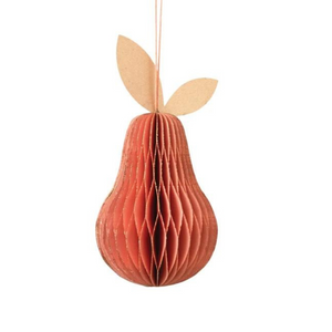 Pear Paper Ornament