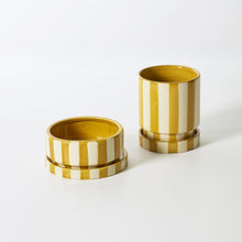 Load image into Gallery viewer, Striped Saffron Pot
