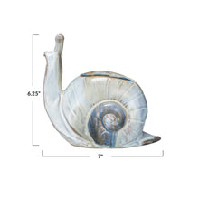 Load image into Gallery viewer, Stoneware Snail Vase
