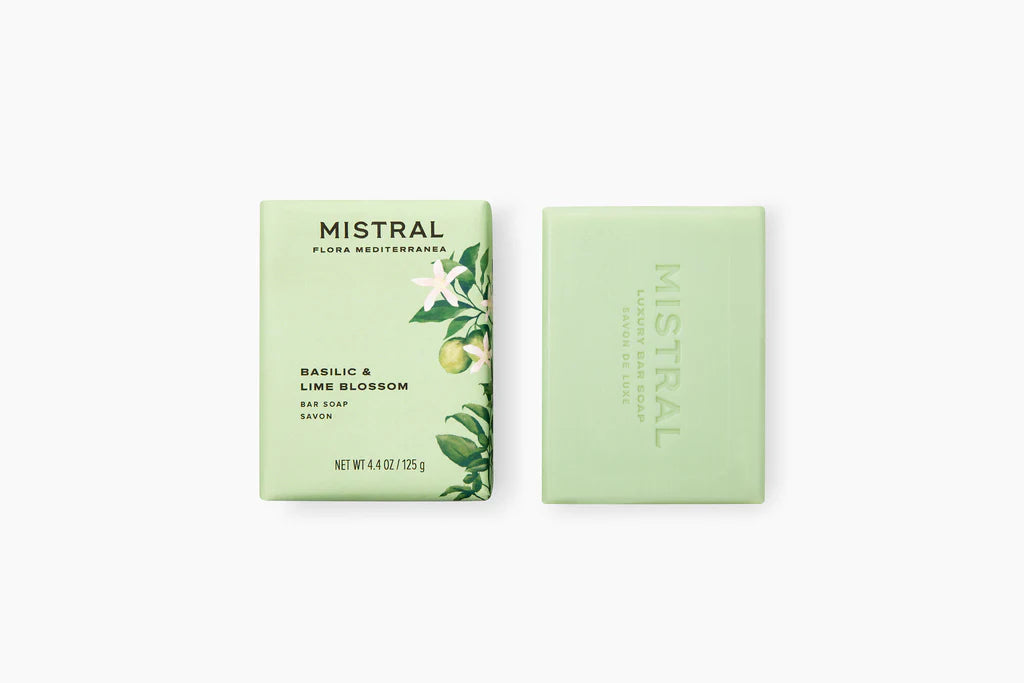 Basilic & Lime Blossom Bar Soap