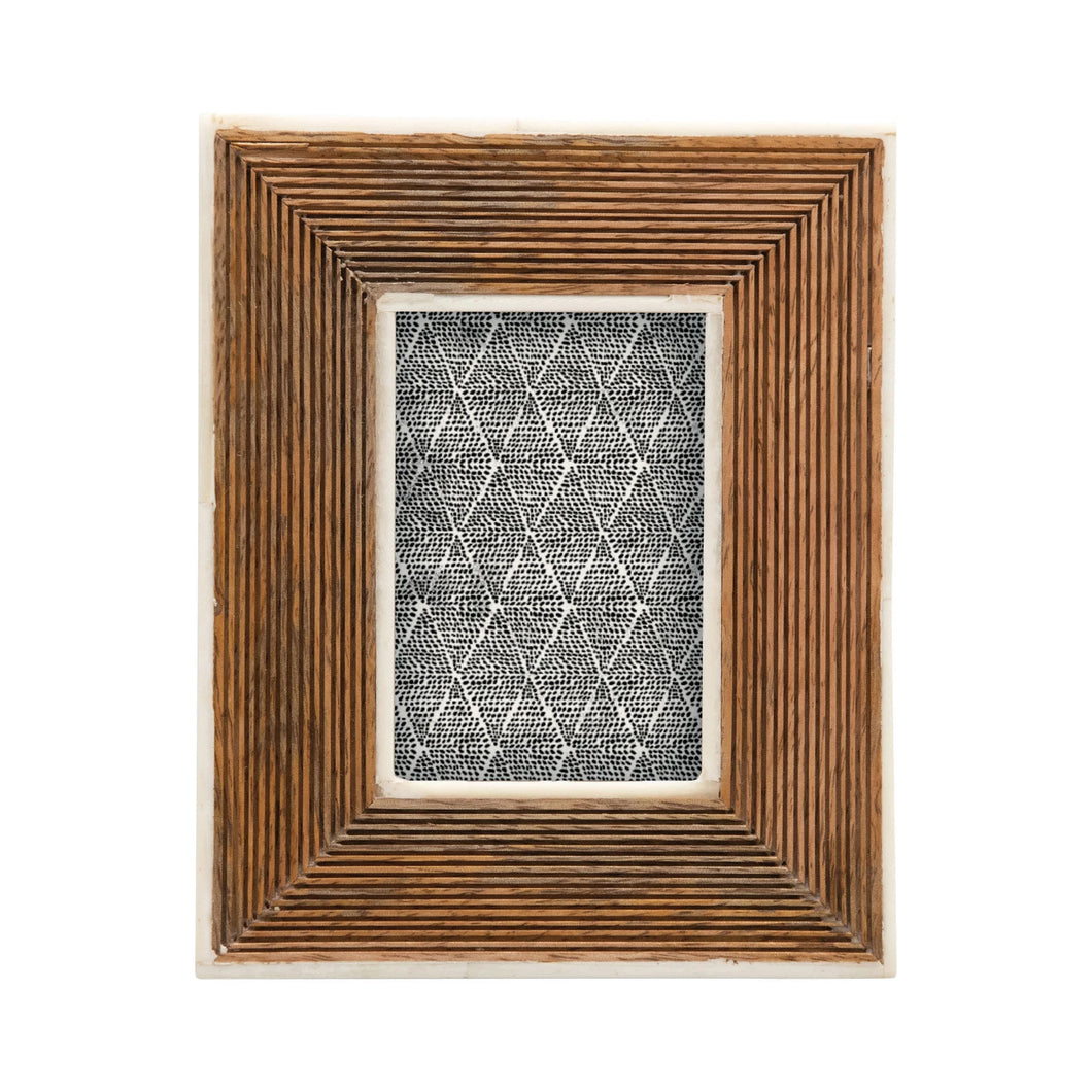 Carved Mango Wood Frame