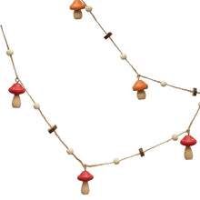 Load image into Gallery viewer, Wood Mushroom Garland
