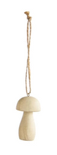 Load image into Gallery viewer, Mango Wood Mushroom Ornament
