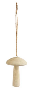 Mango Wood Mushroom Ornament