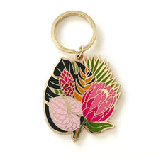 Load image into Gallery viewer, Celeste Tropical Bouquet Keychain
