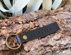 'Culpeper' Leather Key Fob