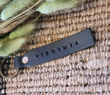Load image into Gallery viewer, &#39;Virginia&#39; Leather Key Fob
