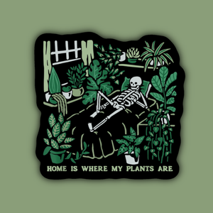 Gardener Skeleton Sticker