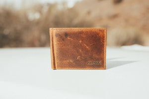 Bifold Leather Wallet l Antique Brown