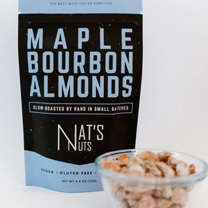 Maple Bourbon Almonds