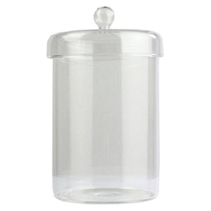 Cylinder Jar with Glass Top