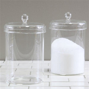 Cylinder Jar with Glass Top