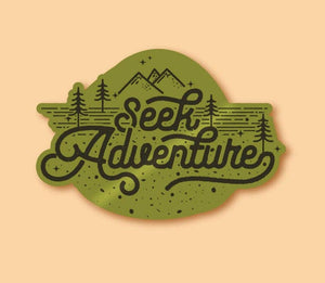 Seek Adventure Sticker