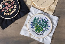 Load image into Gallery viewer, Embroidery Kit l Wild Feminist
