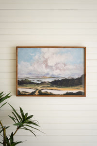 Painted Clouds Wall Print