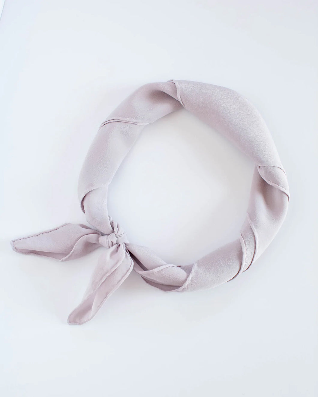 'Scout' Silk Scarf l Lilac