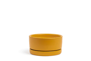 Low Bowl Planter l Mustard