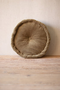 Round Velvet Cushion