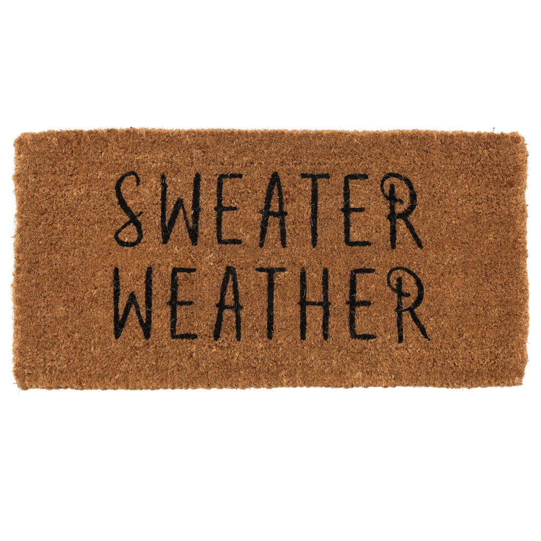 'Sweater Weather' Doormat