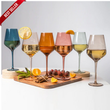 Load image into Gallery viewer, Colored Wine Glasses
