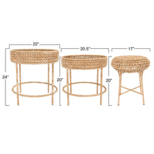 Load image into Gallery viewer, Hyacinth Rattan Table
