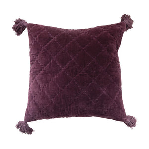 Quilted Plum Pillow