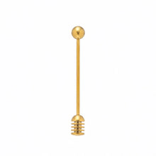 Load image into Gallery viewer, Gold Honey Dipper
