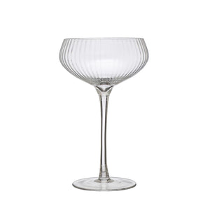 Fluted Coupe Glass