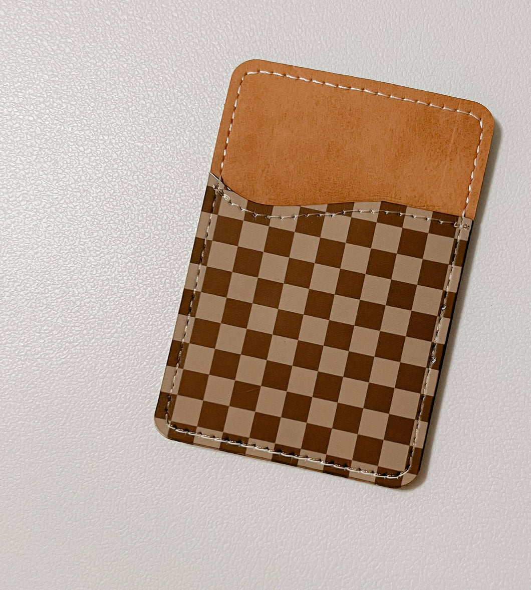 Card Holder l Checkered