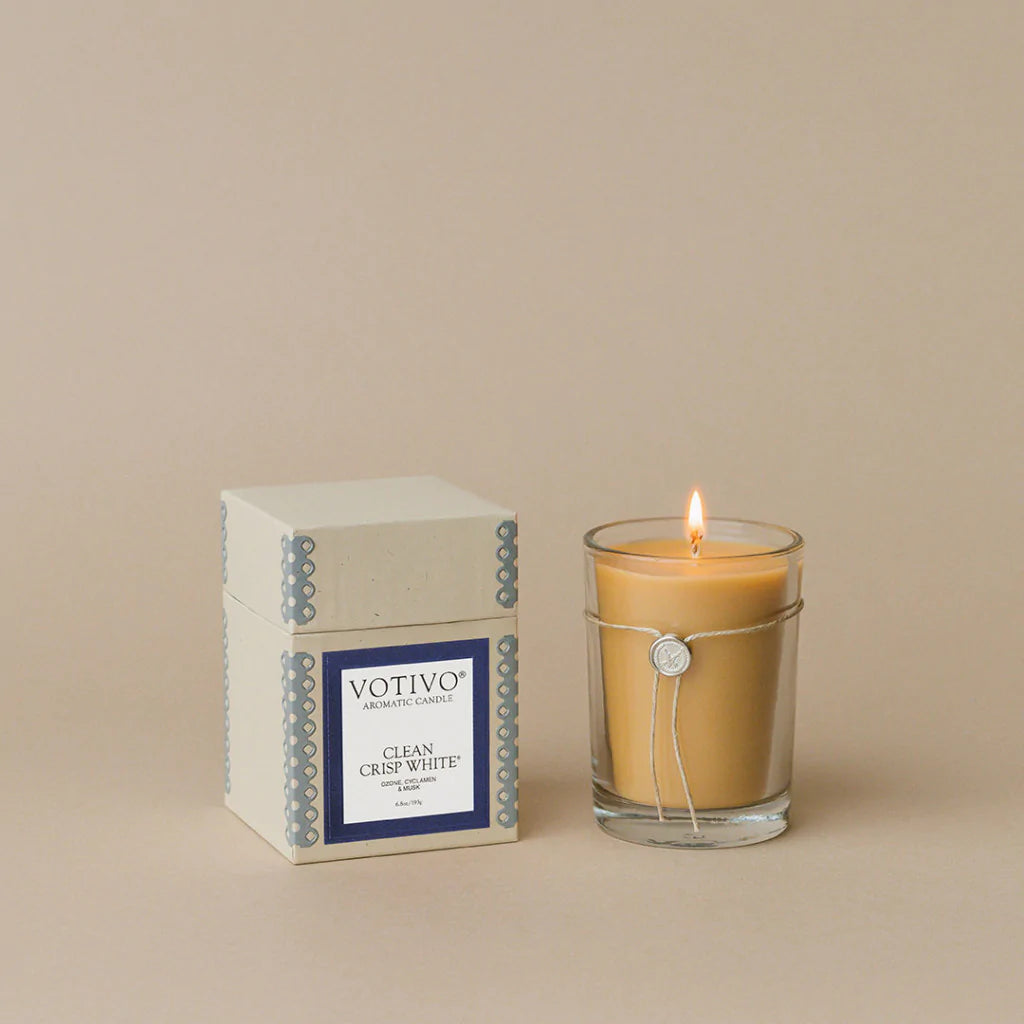Aromatic Candle | Clean Crisp White