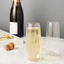 Load image into Gallery viewer, Faceted Champagne Flute
