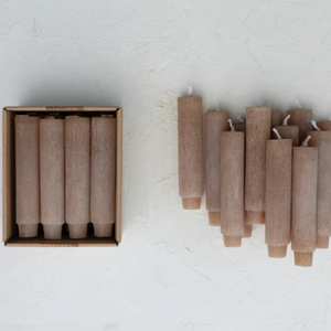 Fluted Taper Candle l Mini