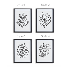 Load image into Gallery viewer, Sketched Leaf Print
