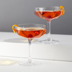 Faceted Martini Coupe