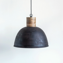 Load image into Gallery viewer, Wood &amp; Ore Pendant Lamp
